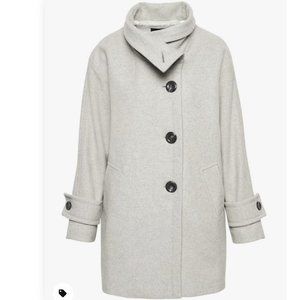 Banana Republic Italian Melton gray cocoon coat